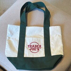Mini canvas tote Trader Joe's